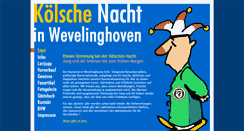 Desktop Screenshot of koelsche-nacht-wevelinghoven.de