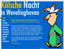 Tablet Screenshot of koelsche-nacht-wevelinghoven.de